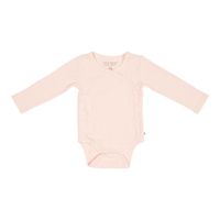 Little Dutch overslag romper lange mouw Rib Pink Maat - thumbnail