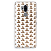 Poop emoji: LG G7 Thinq Transparant Hoesje