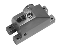 Nemef 2809 Espagnoletbeveiliger voor pompespagnolet 1E inclusief cilinder 105/9 | 3 sleutels | kleur:grijs | 97 x 40 x 56 mm - 9280900110