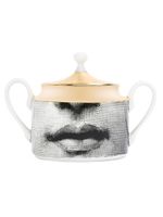 Fornasetti sucrier imprimé - Noir - thumbnail