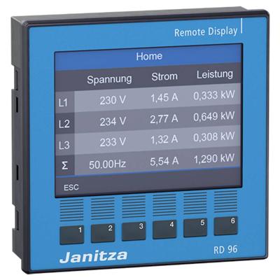 Janitza RD 96 für UMG 800 / UMG 801 Digitaal display Janitza RD 96 für UMG 800 / UMG 801 Digitaal display