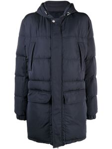 Eleventy parka à design matelassé - Bleu