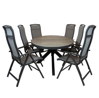 Qopps Kismo tuintafel met Houston verstelbare tuinstoel