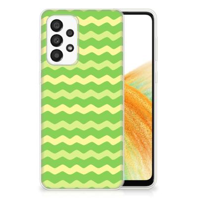 Samsung Galaxy A33 5G | TPU bumper | Waves Green