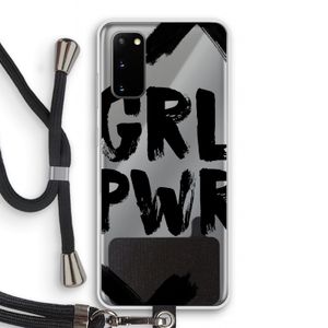 Girl Power #2: Samsung Galaxy S20 Transparant Hoesje met koord