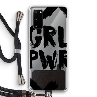 Girl Power #2: Samsung Galaxy S20 Transparant Hoesje met koord