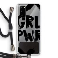 Girl Power #2: Samsung Galaxy S20 Transparant Hoesje met koord