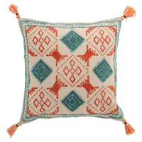 J-Line Kussen Ruiten Mix 45 x 45 - thumbnail