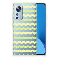 Xiaomi 12 | 12X | TPU bumper | Waves Yellow Xiaomi 12 | 12X | TPU bumper | Waves Yellow