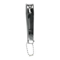 Benson Care Nagelknipper - met vijl - metaal - zilver - aan ketting - 8 cm - nagel verzorging