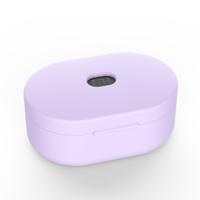 Siliconen Oplaaddoos beschermende case voor Xiaomi Redmi AirDots (paars)