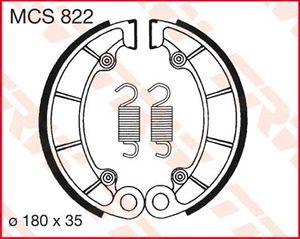 TRW Remschoenen, remblokken en voor de moto, MCS822