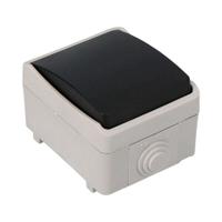 Schakelaar Solera IP44 6,5 x 8 x 5,5 cm