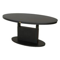 Pine Valley verstelbare lounge tafel midnight grey 150 x 90 cm - Oosterik home