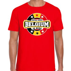 Have fear Belgium is here / Belgie supporters rood voor heren