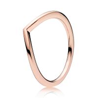 Pandora 186314 Ring Shining Wish zilver rosékleurig Maat 52