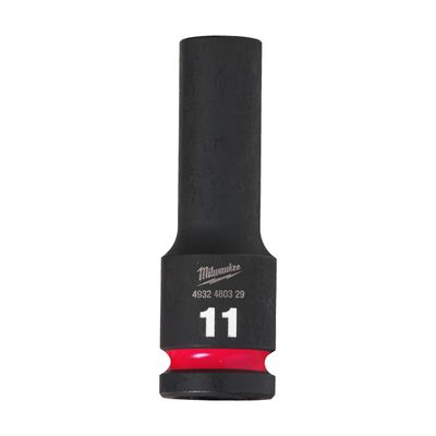 Milwaukee Accessoires SHOCKWAVE Krachtdop 1/2" lang 11 mm | 1 stuk - 4932480329