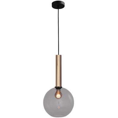 Masterlight Hanglamp Ø 25cmBella 2 Messing goud met smoke glas - 2980-02-05-25