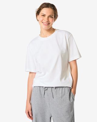 HEMA Dames T-shirt Larissa Wit (wit)