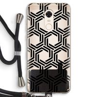 Geometrisch patroon: Xiaomi Redmi 5 Transparant Hoesje met koord