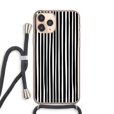 Stripes: iPhone 11 Pro Transparant Hoesje met koord