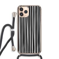 Stripes: iPhone 11 Pro Transparant Hoesje met koord