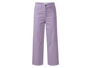 esmara Dames jeans, wijde pijpen, met hoog katoengehalte (44, Lila)