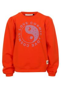 LOOXS Little Meisjes sweater fluo - Fluo oranje