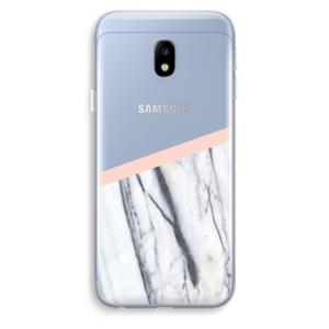 A touch of peach: Samsung Galaxy J3 (2017) Transparant Hoesje