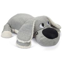 Honden knuffel XL Hond, grijs Honden knuffel XL Hond, grijs