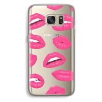 Bite my lip: Samsung Galaxy S7 Transparant Hoesje