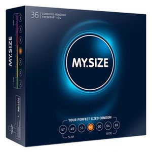 My Size - Natural Latex Condom 57 Width 36 St.
