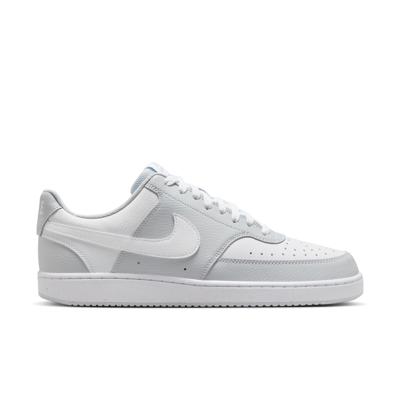 Nike Court Vision Low Sneakers Lichtgrijs Wit