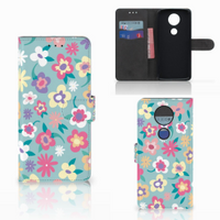 Motorola Moto E5 Plus Hoesje Flower Power - thumbnail