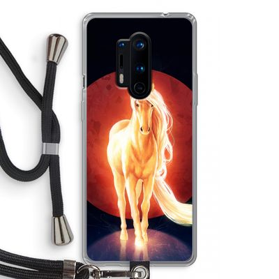 Last Unicorn: OnePlus 8 Pro Transparant Hoesje met koord