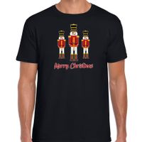 Fout kersttrui t-shirt voor heren - Notenkrakers - zwart - piemel/penis - thumbnail