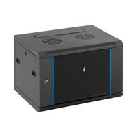 Serverkast - 19 inch - 6 U - vergrendelbaar - tot 60 kg - Zwart
