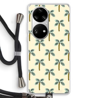 Paradise: Huawei P50 Pro Transparant Hoesje met koord