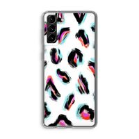 Cheetah color: Samsung Galaxy S21 Plus Transparant Hoesje
