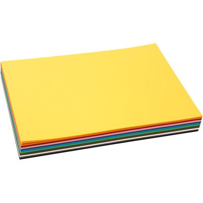 Creativ Company Gekleurd karton a4, 12 x 10 vellen