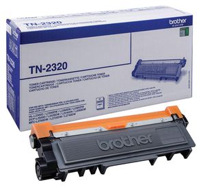 Brother toner, 2.600 pagina&apos;s, OEM TN-2320, zwart