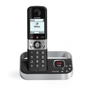 Alcatel F890 DECT-telefoon Nummerherkenning Zwart, Zilver