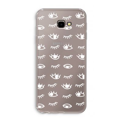 Eye pattern #3: Samsung Galaxy J4 Plus Transparant Hoesje