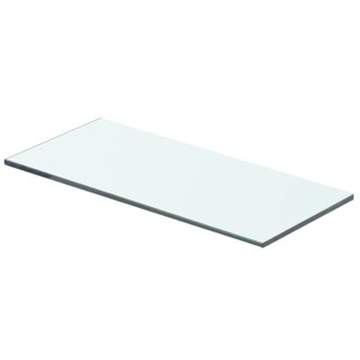 Wandschap transparant 40x12 cm glas