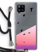 Fly away: Samsung Galaxy A42 5G Transparant Hoesje met koord