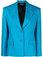 Versace blazer Versace Allover en laine vierge - Bleu - thumbnail