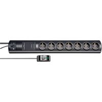 Brennenstuhl Primera Tec Comfort Switch Plus 7-voudige stekkerdoos stekkerdoos 19.500A Overspanningsbeveiliging, externe schakelaar