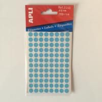 Apli mapje permanent 8mm rond blauw 288x
