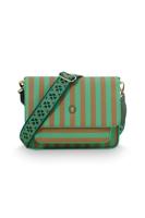 Pip Studio Fenna Schoudertas Medium Streep Groen