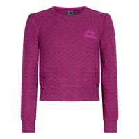 T-shirt LS Structure Berry Pink